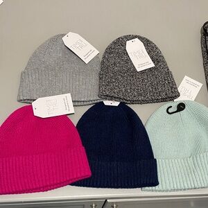 Time and Tru Beanie & Scarf Collection - Gray, Black, Pink, Navy, Light Blue